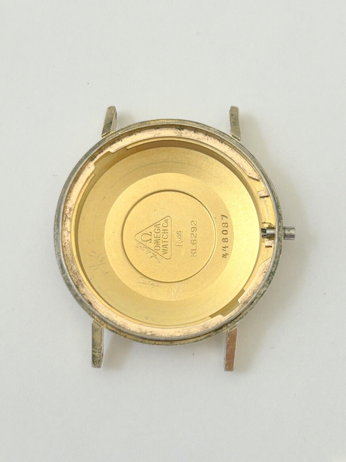 Omega Ref KL6292 34mm watch case back parts bezel crown for Cal 560 - Used Watch Parts