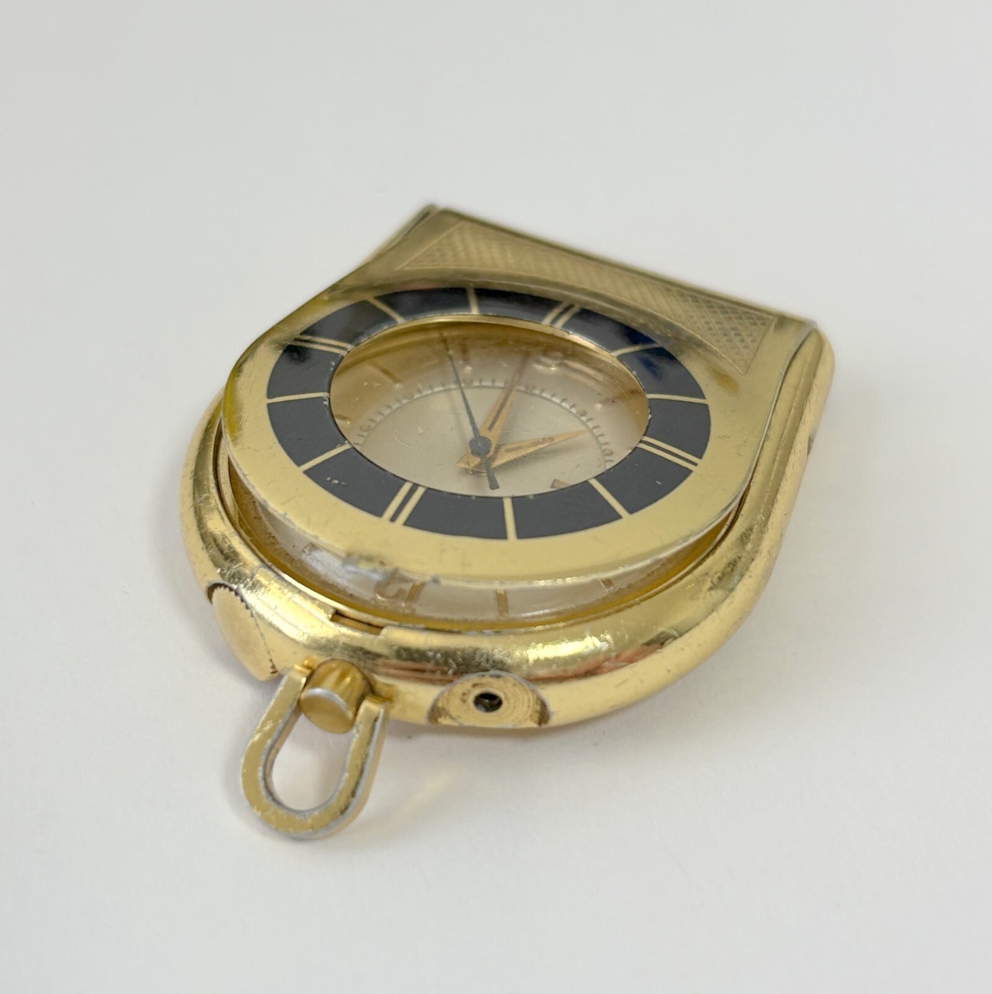 vtg jaeger lecoultre pocket watch alam cal k814 parts/repair