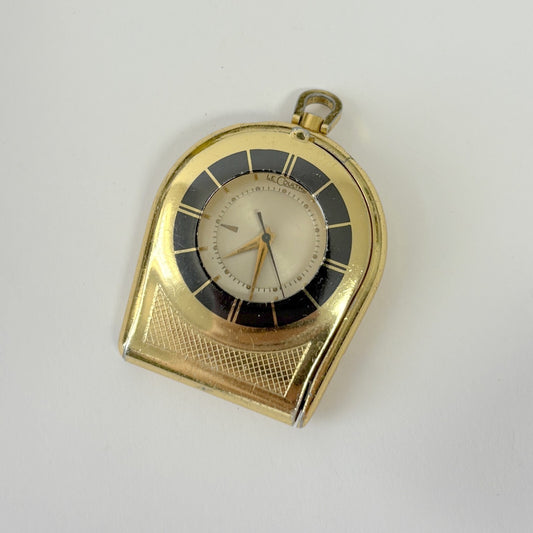 vtg jaeger lecoultre pocket watch alam cal k814 parts/repair