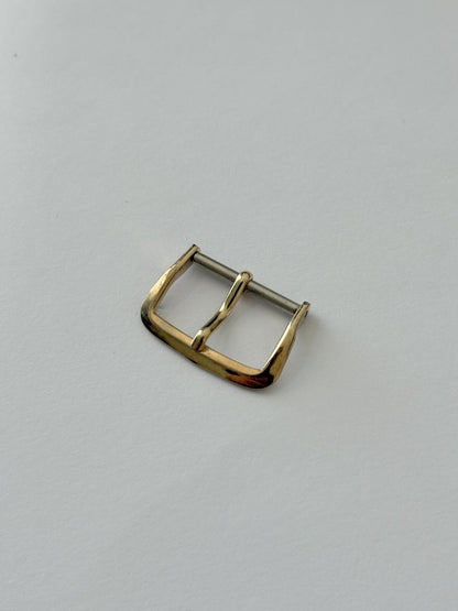 Vintage 16mm Longines Men's Wristwatch Band Buckle Gold Plated Oblong Swiss