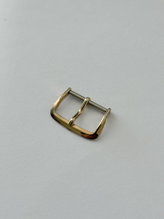 Vintage 16mm Longines Men's Wristwatch Band Buckle Gold Plated Oblong Swiss