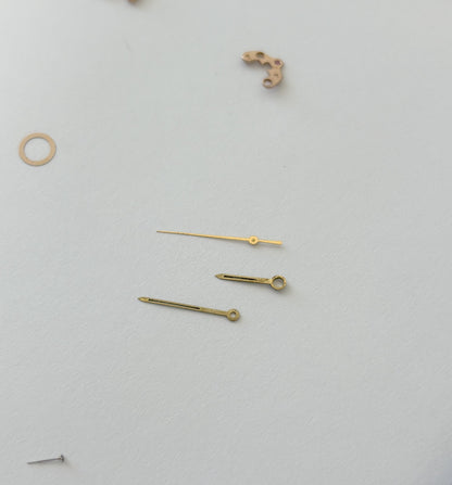 Omega Cal 550 Watch Movement Parts Dial Balance Spring Plate Fork Wheel Rotor 6