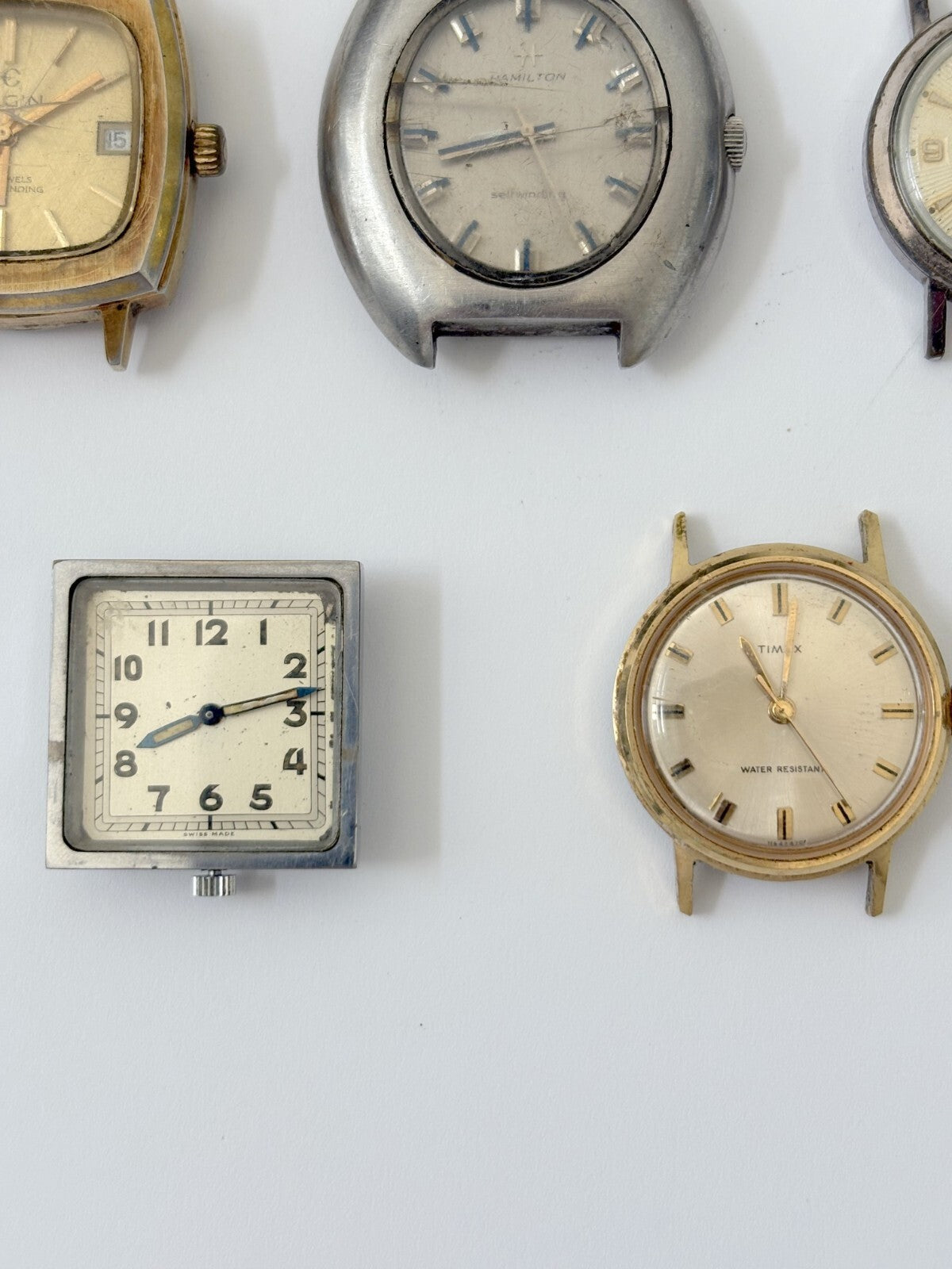 lot of 8 mechanical watches parts/repair