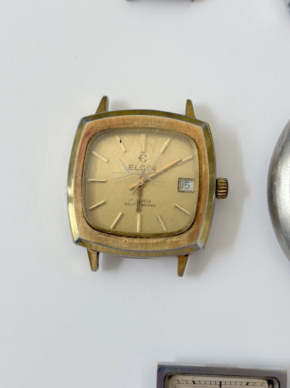 lot of 8 mechanical watches parts/repair