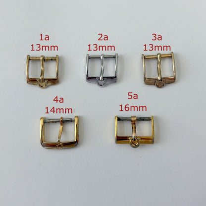 Vtg omega watch buckles 13mm 14mm 16mm