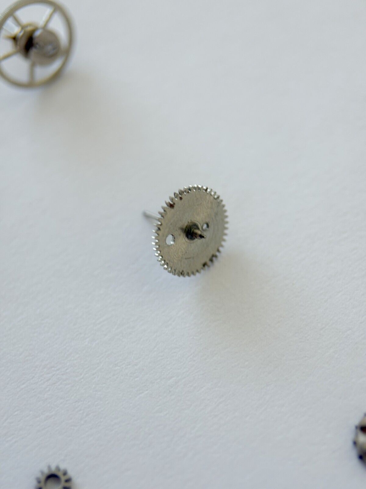 Venus Cal 165 Movement Part Balance Wheel Spring Barrel Bridge Wakmann Breitling