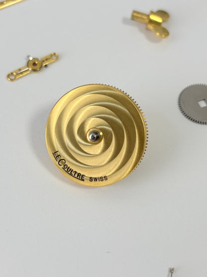 Jaeger LeCoultre Cal 210 Clock Movement For Parts Balance Fork Key Knob Barrel