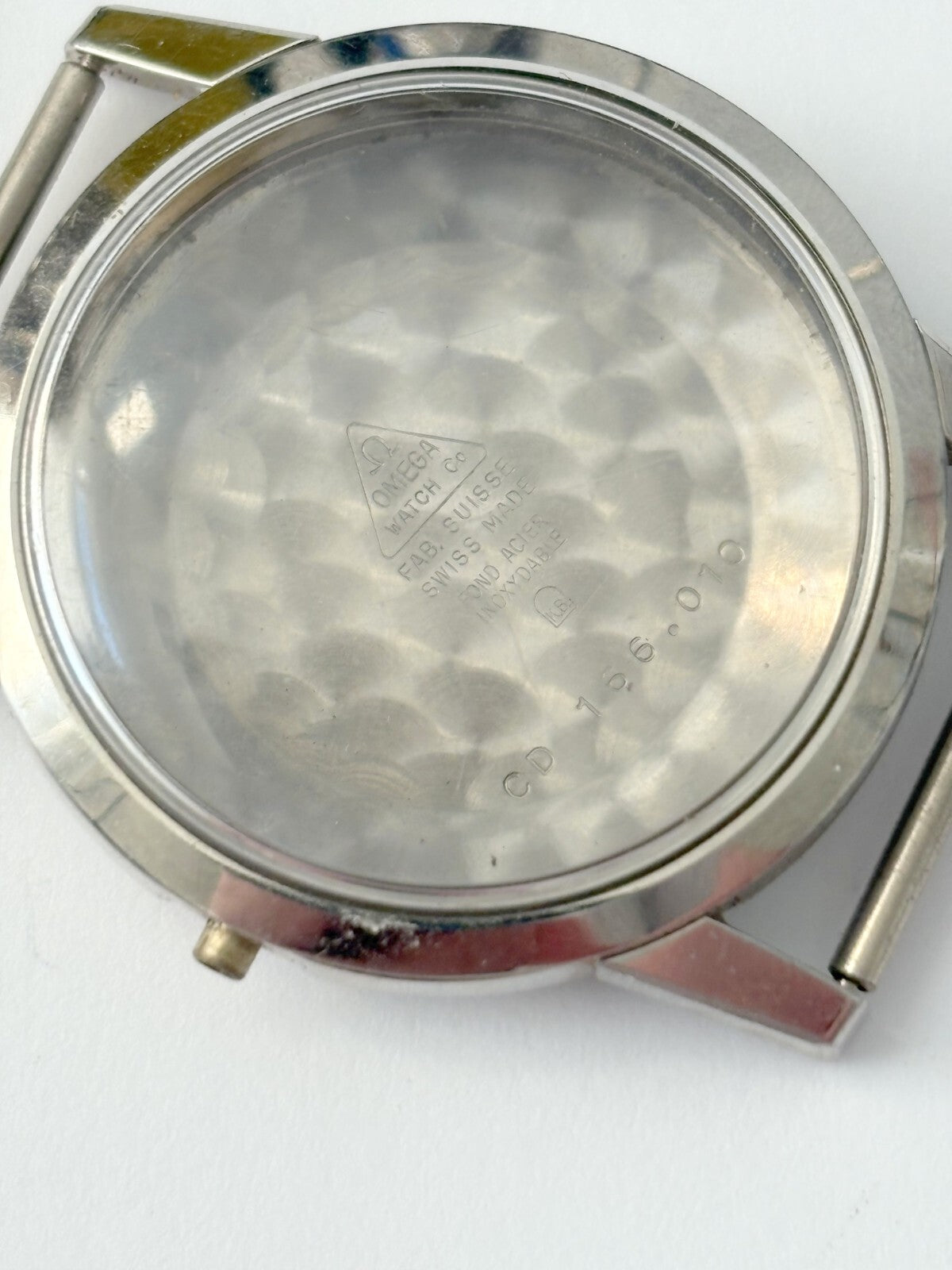 vintage Omega Seamaster cases and a diver case