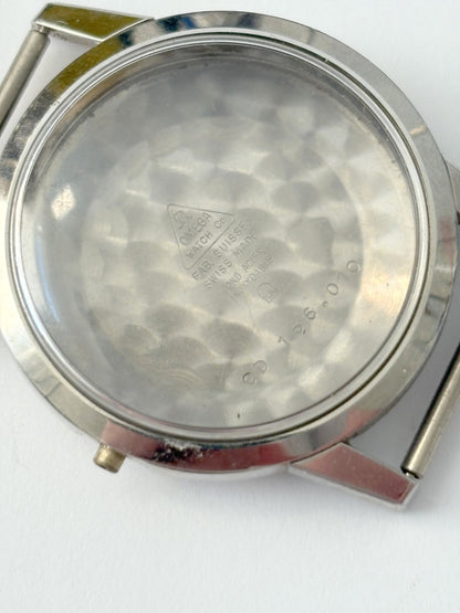 vintage Omega Seamaster cases and a diver case