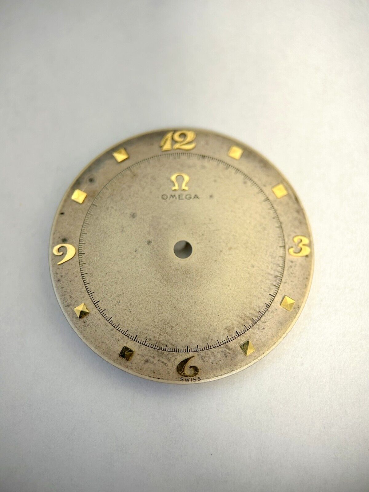 Omega Cal 370 Watch Movement Parts Dial Hands 28 28SC 360 371 372 28SC 360 361 - Used Watch Parts