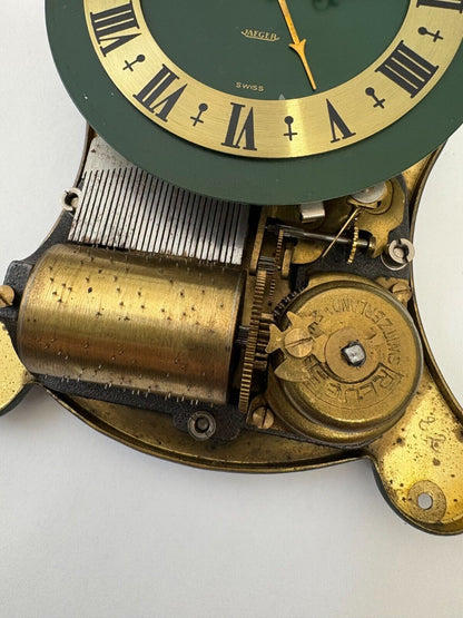 Jaeger Lecoultre Musical Alarm Clock PICK-A-PART movement Cal 211 Reuge Balance