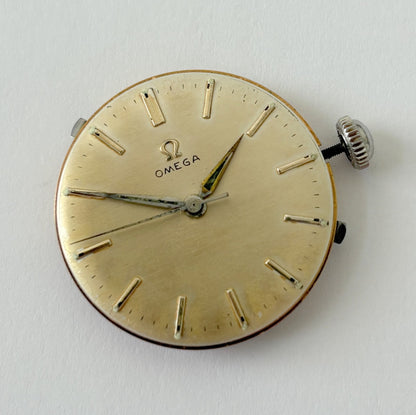 Omega Cal 285 Watch Movement Parts Balance Fork Spring Bridge Barrel 14390-6-SC