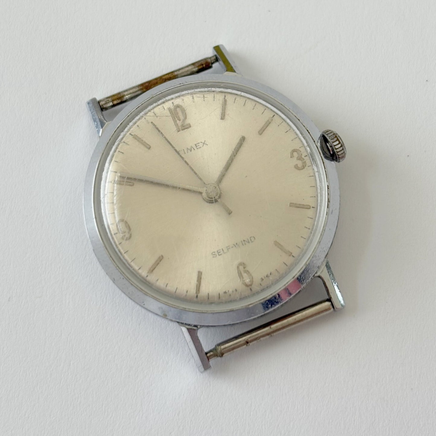 vtg timex automatic watch running 33.5mm