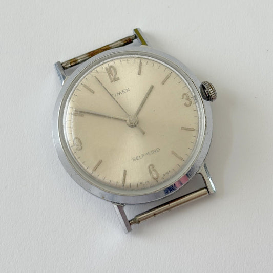 vtg timex automatic watch running 33.5mm