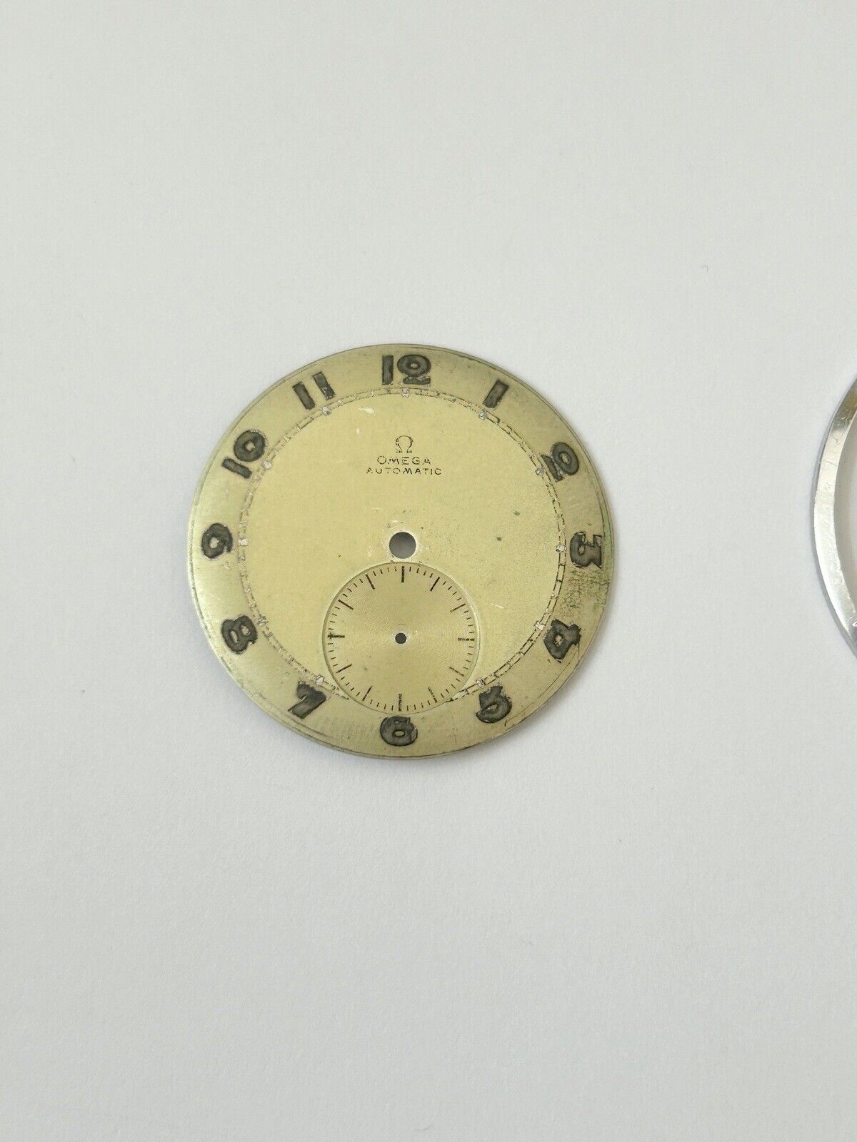 Omega Ref 2374/4 35mm watch case back parts dial hands steel for Cal 30.10R - Used Watch Parts