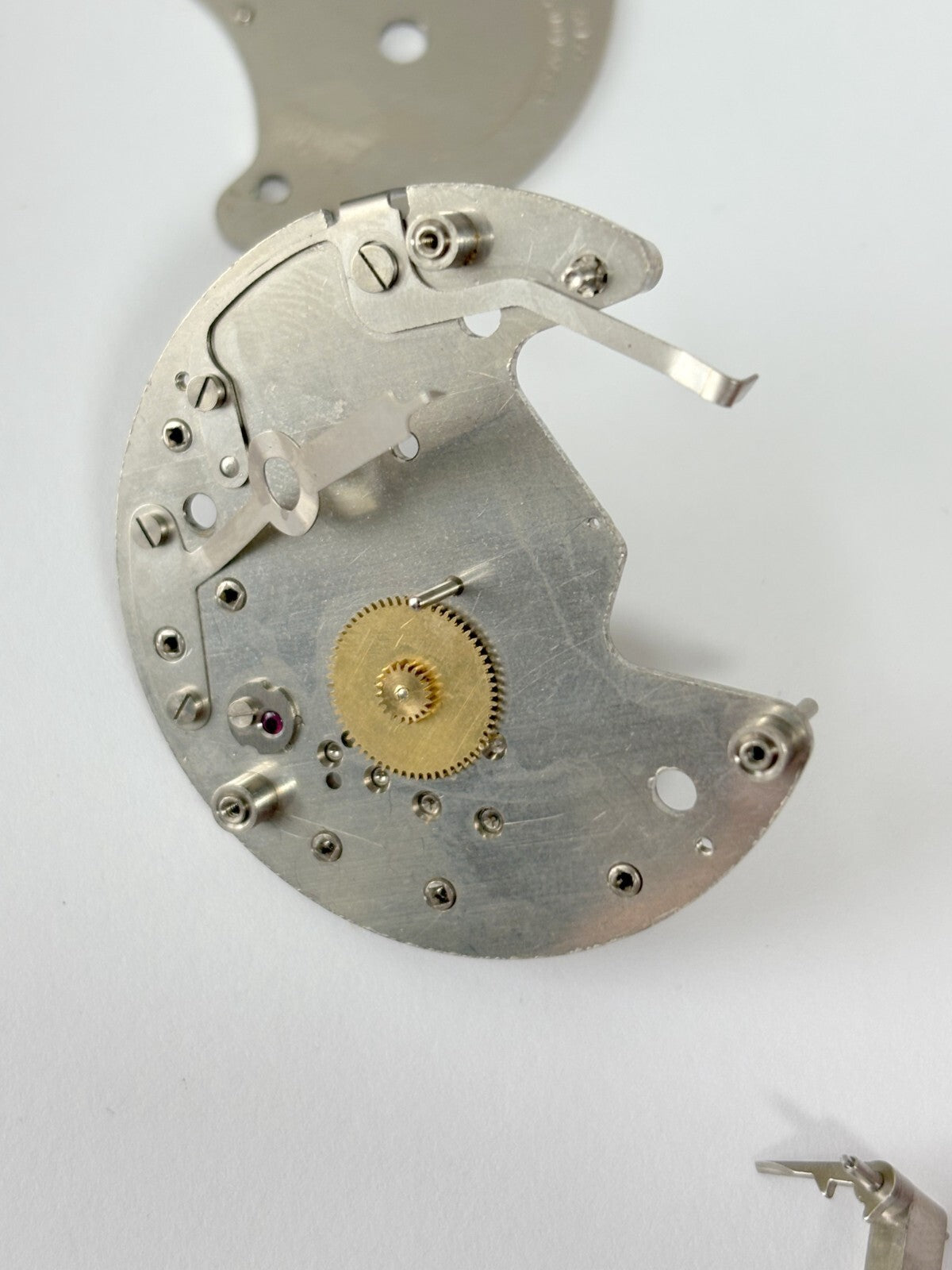Jaeger LeCoultre Cal 219 Clock Movement Part Balance Fork Barrel Wheel Dial