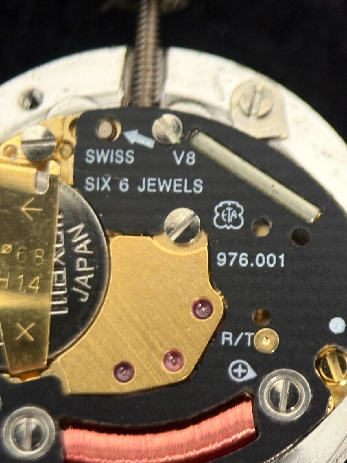Runs & Sets ESA ETA Cal 976.001 Swiss quartz watch movement