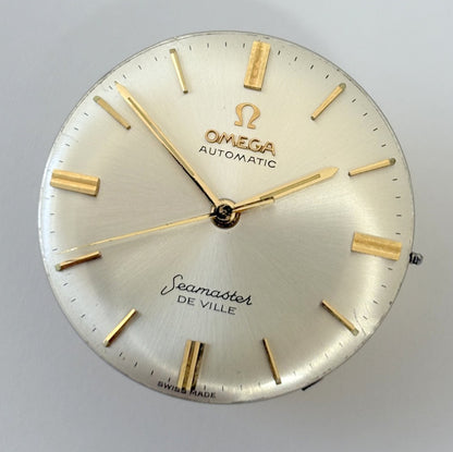 Omega Cal 550 Watch Movement Parts Dial Balance Spring Plate Fork Wheel Rotor 5