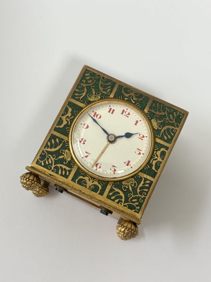 Zenith Enamel Alarm Clock PICK-A-PART Case Crystal Dial Hands Bezel Screws