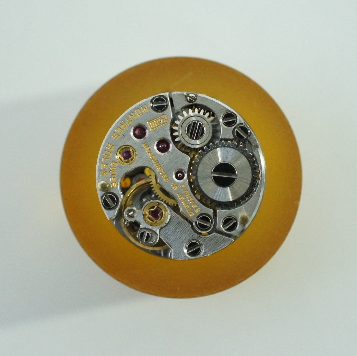 Rolex Cal 1400 1401 Ladies Watch Parts Movement Fork Wheel Spring Bridge 2